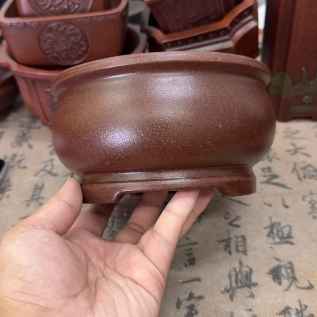 花盆紫砂14.5x8内经紫砂花盆
