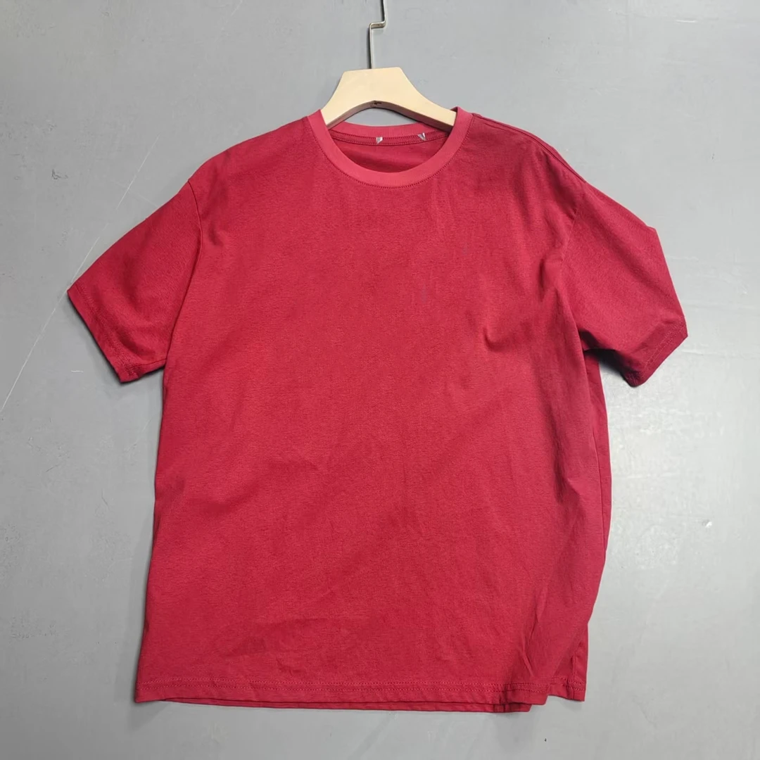 【南油玲姐】红色字母图案款男女同款短袖T恤TX263