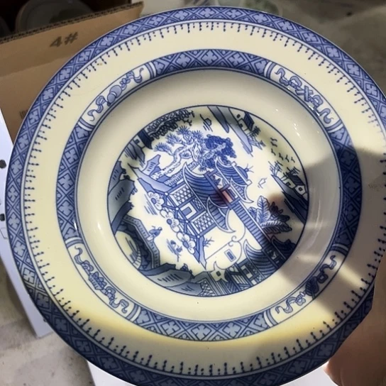 盘8寸深盘两个陶瓷陶瓷