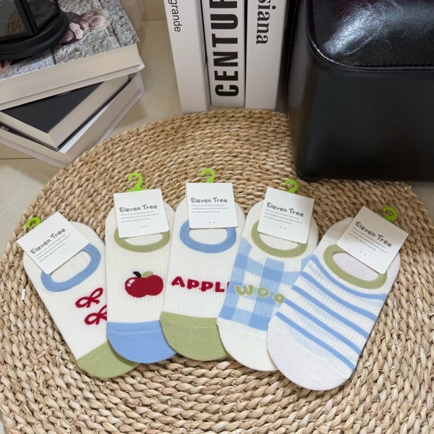 袜子女纯棉薄款四季袜多重款式