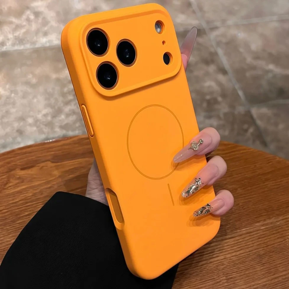 带拍照键磁吸适用苹果12/13/14 16pro硅胶15手机壳iPhone17promax