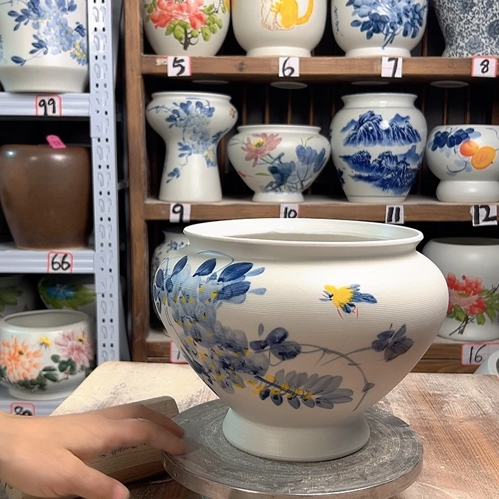 陶高20口20兰兰紫藤陶瓷