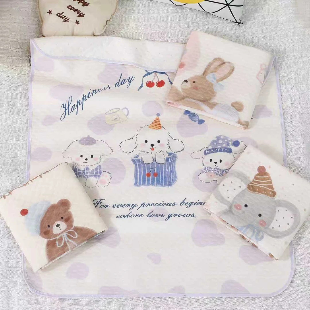 婴幼儿隔尿垫纯棉大尺寸隔尿垫 初生宝宝纯棉尿垫婴儿床垫