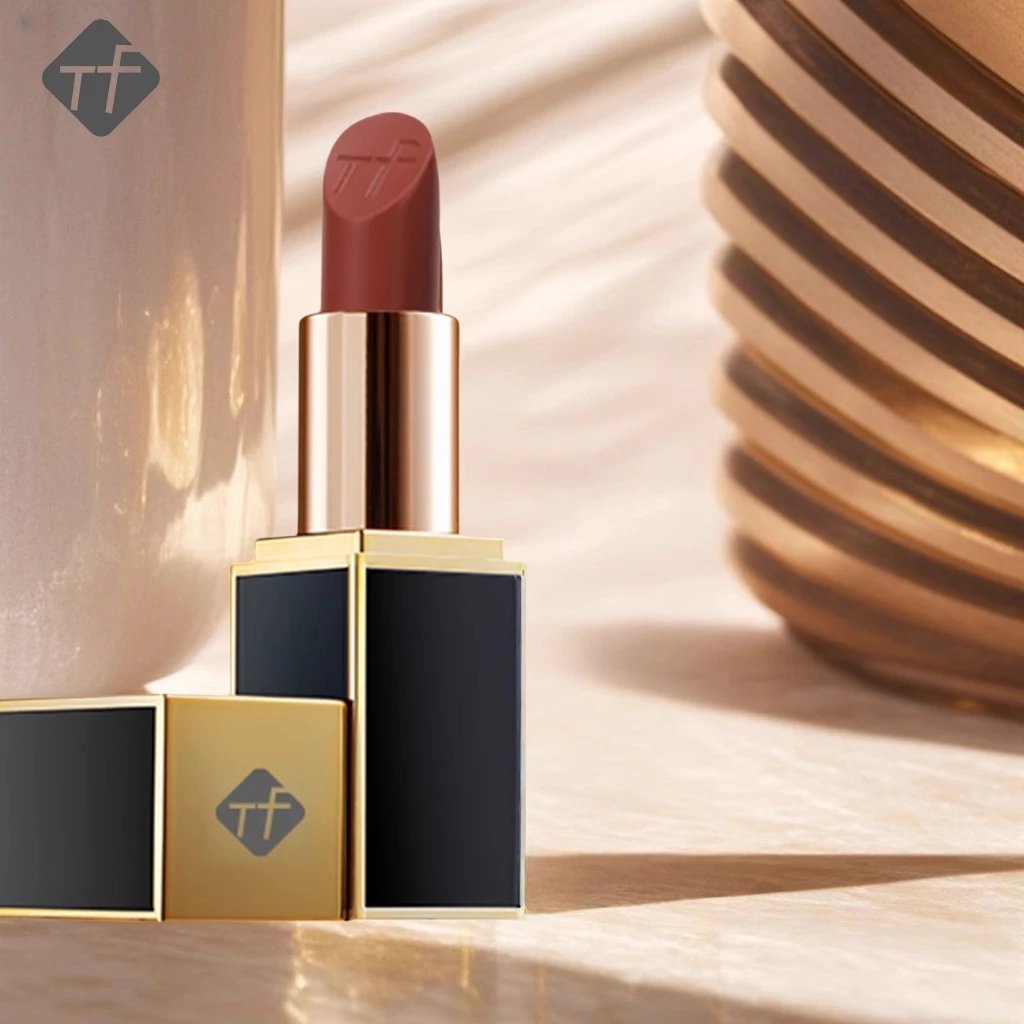 TF【官方正品】黑金黑管水感锻光唇膏口红全新绒雾柔雾哑光礼盒装