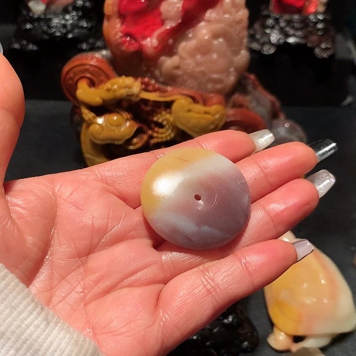 昌化石松**年大师作品漂亮