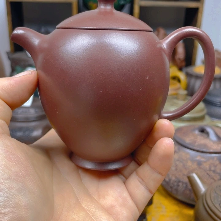茶壶紫砂紫砂壶紫泥怀香230cc微微瑕