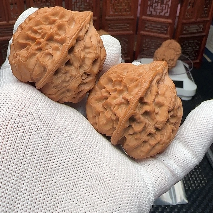 文玩核桃吊坠全品头货火苗45肚
