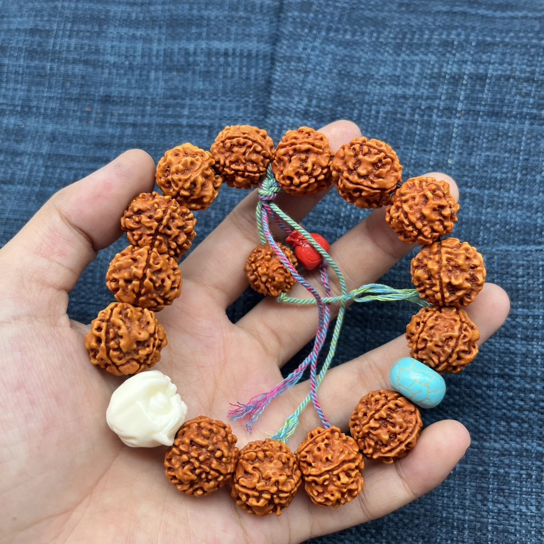 金刚菩提搭配醒狮单圈手串卡18无礼盒 2491