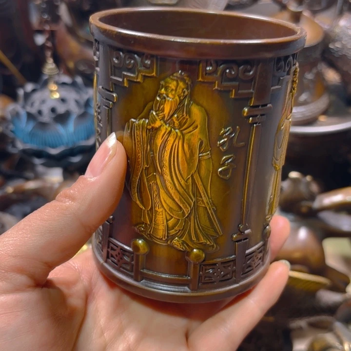 起**航铜器摆件收收藏藏