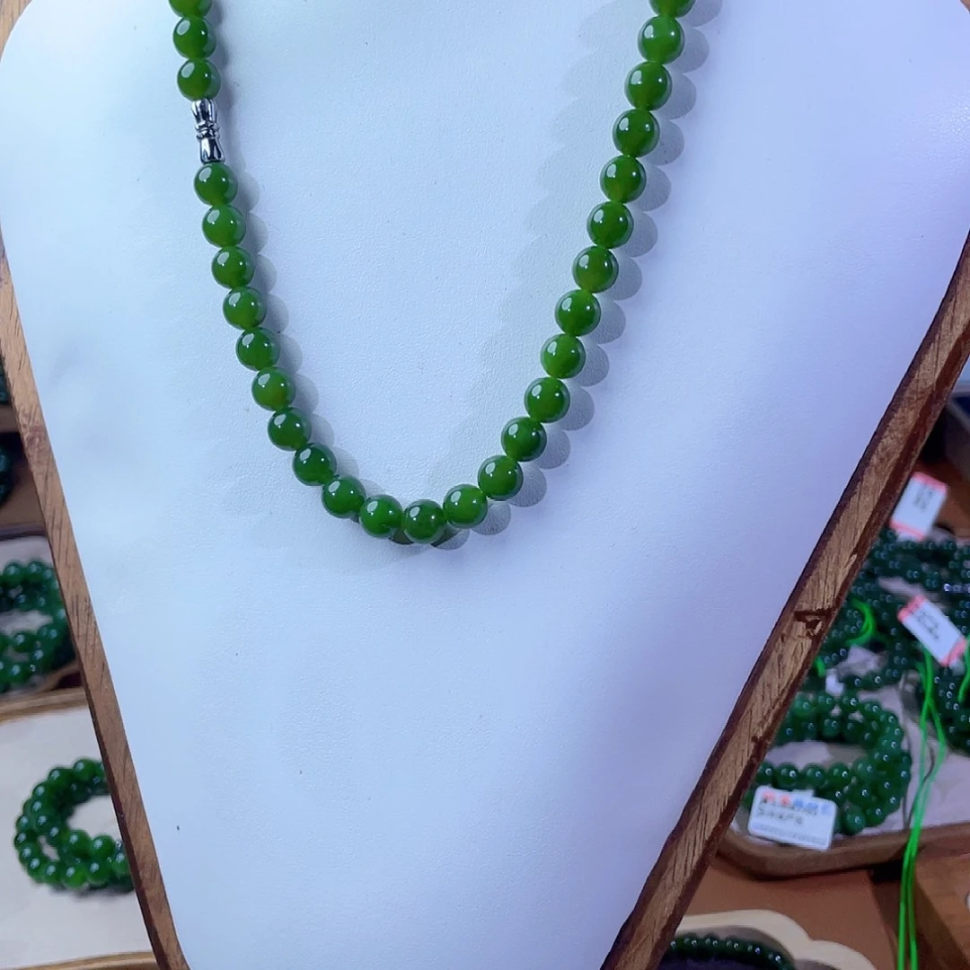 和田玉（碧玉）未镶嵌颈饰8