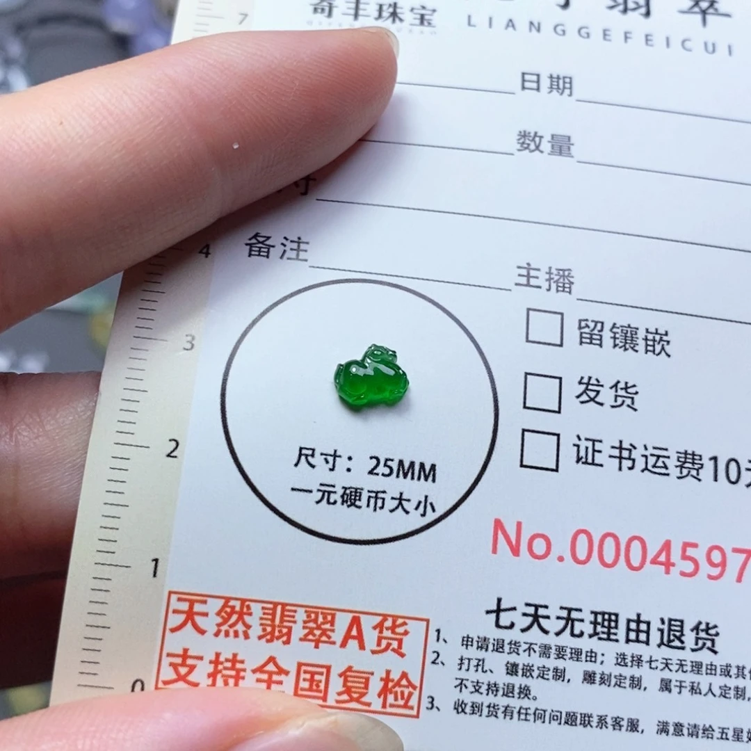 翡翠未镶嵌颈饰翡翠