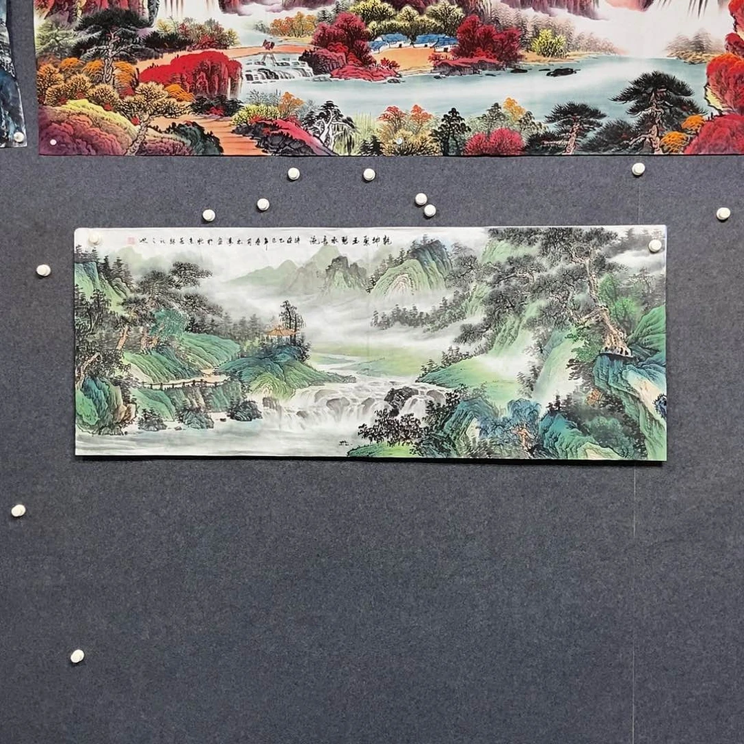 国画小六尺山水一幅