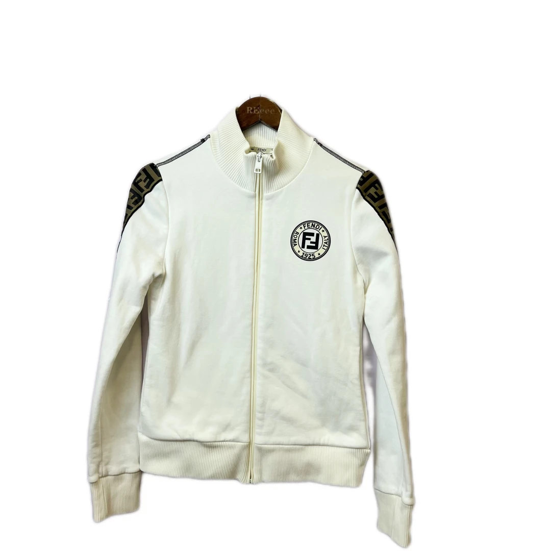 99新 FENDI/芬迪 02159 老花串标休闲外套 40码