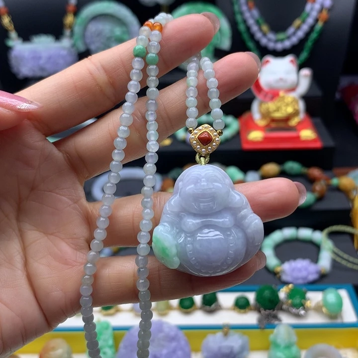 颈饰未镶嵌翡翠翡翠佛公