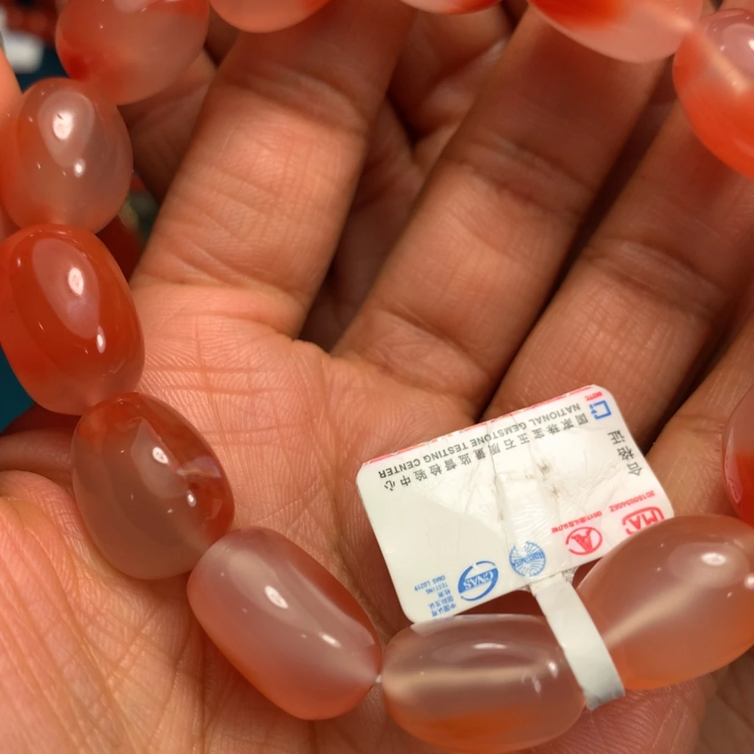 南红玛瑙未镶嵌保山南红冰飘随行单圈