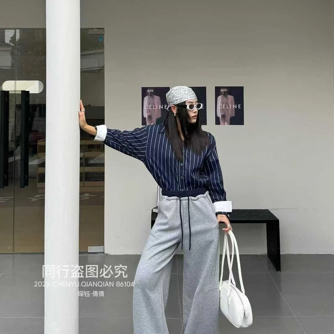 8611休闲减龄卫裤