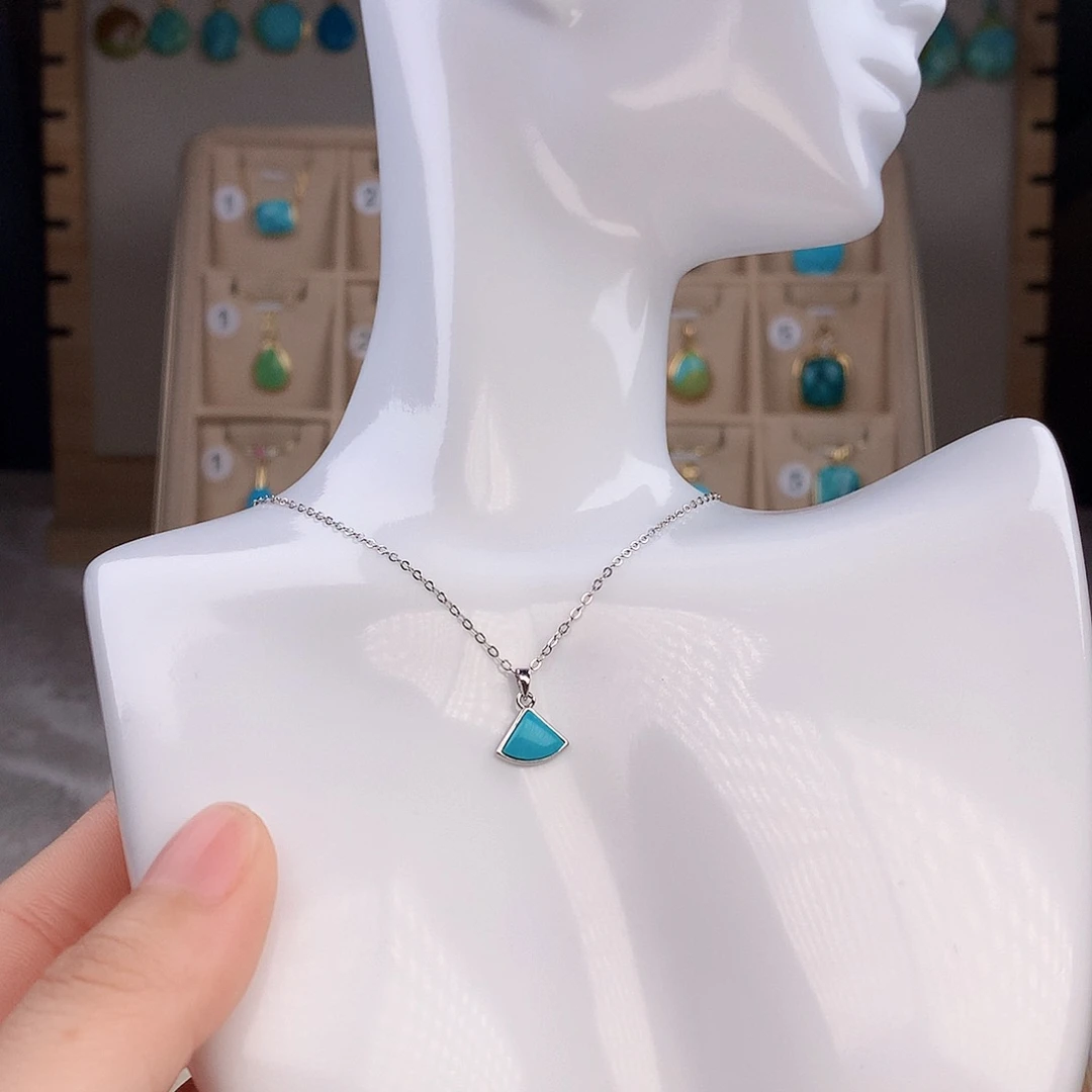 绿松石戒指银S925镶嵌