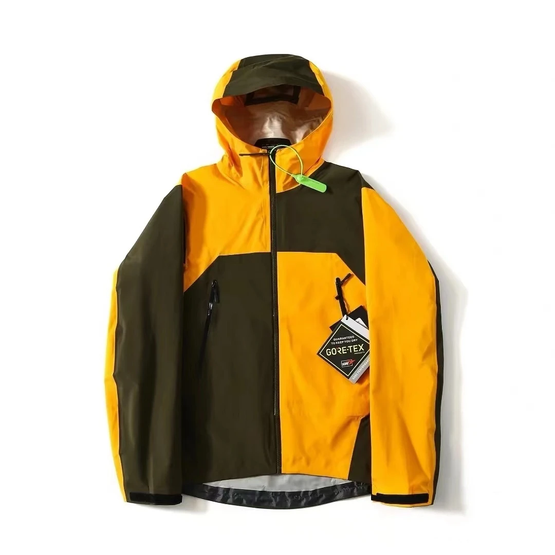 SC23436户外登山徒步冲锋衣男女春季全缝隙压胶防风防水外套