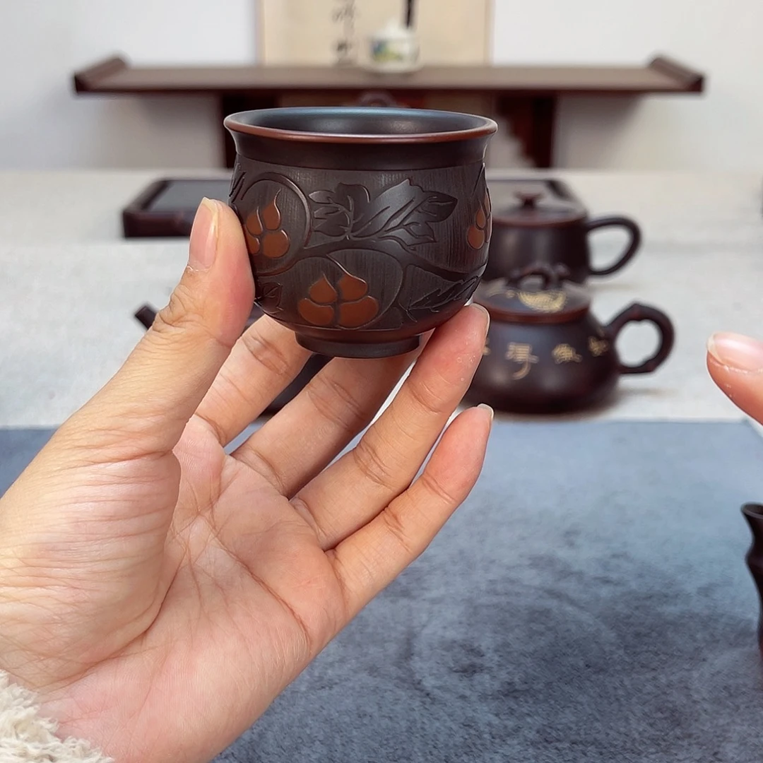 壶葫芦满刻50毫升杯