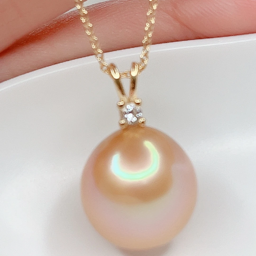 淡水珍珠吊坠(赠链)合金