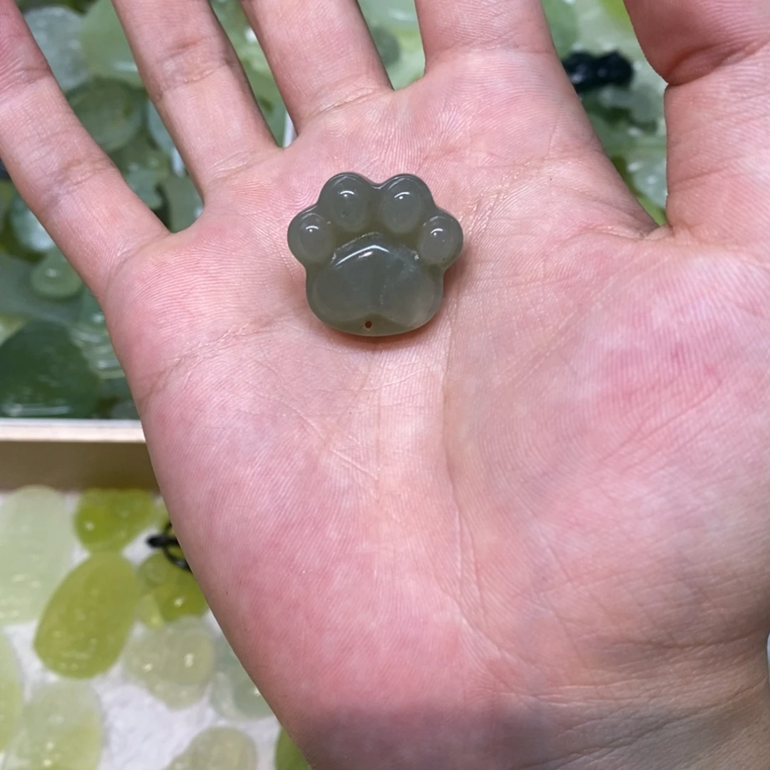 岫玉未镶嵌吊坠(不含链)两单包邮