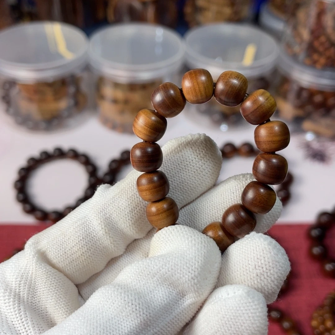 檀香木手串/手链橙*16颗