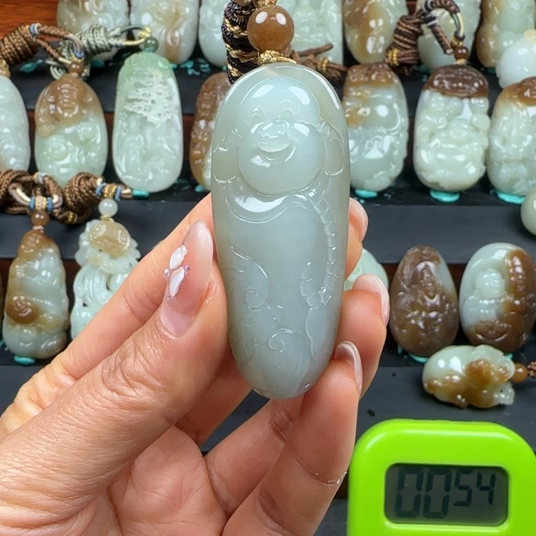 和田玉挂件未镶嵌化****服