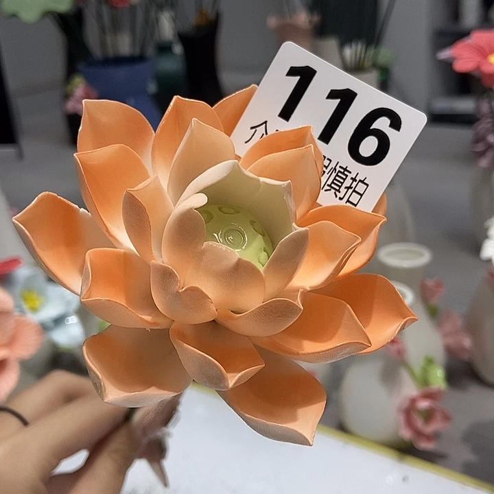 陶瓷纯手工捏花设计