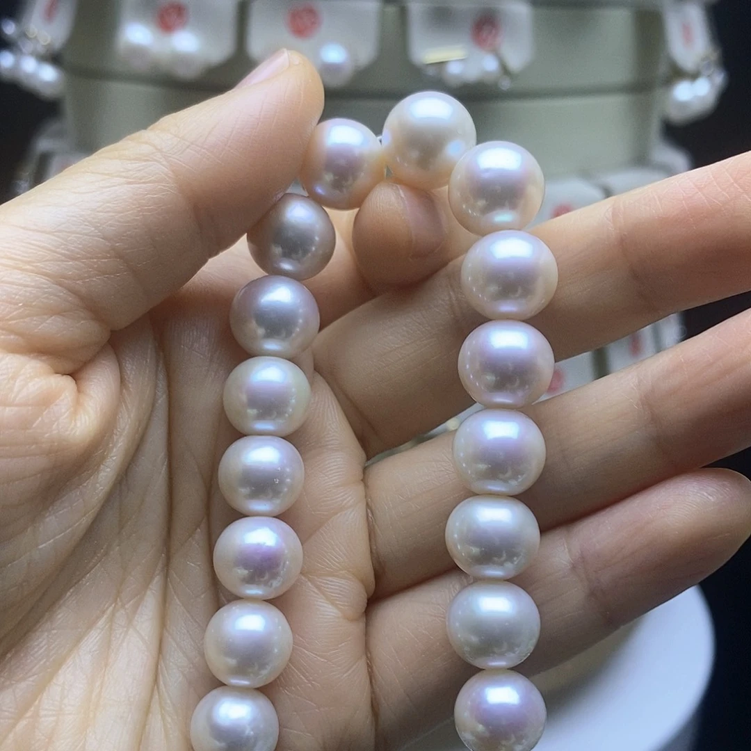 淡水珍珠手链银S925镶嵌顾**安