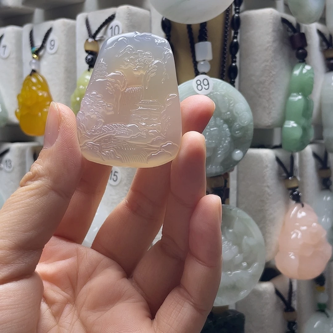 玛瑙/玉髓未镶嵌颈饰