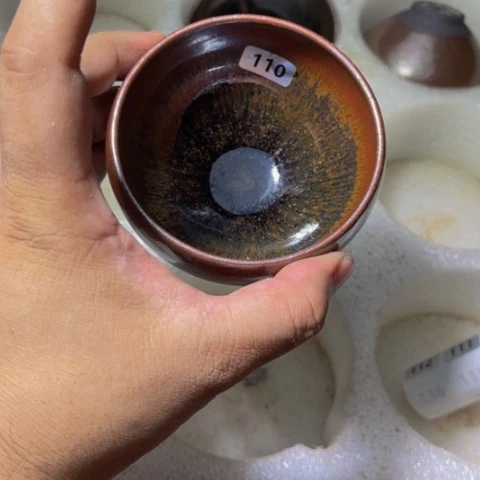 茶盏原矿原釉柴烧建盏