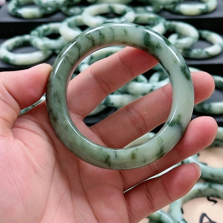 【闪购商品】透闪石-蛇纹石玉手镯未镶嵌海****善