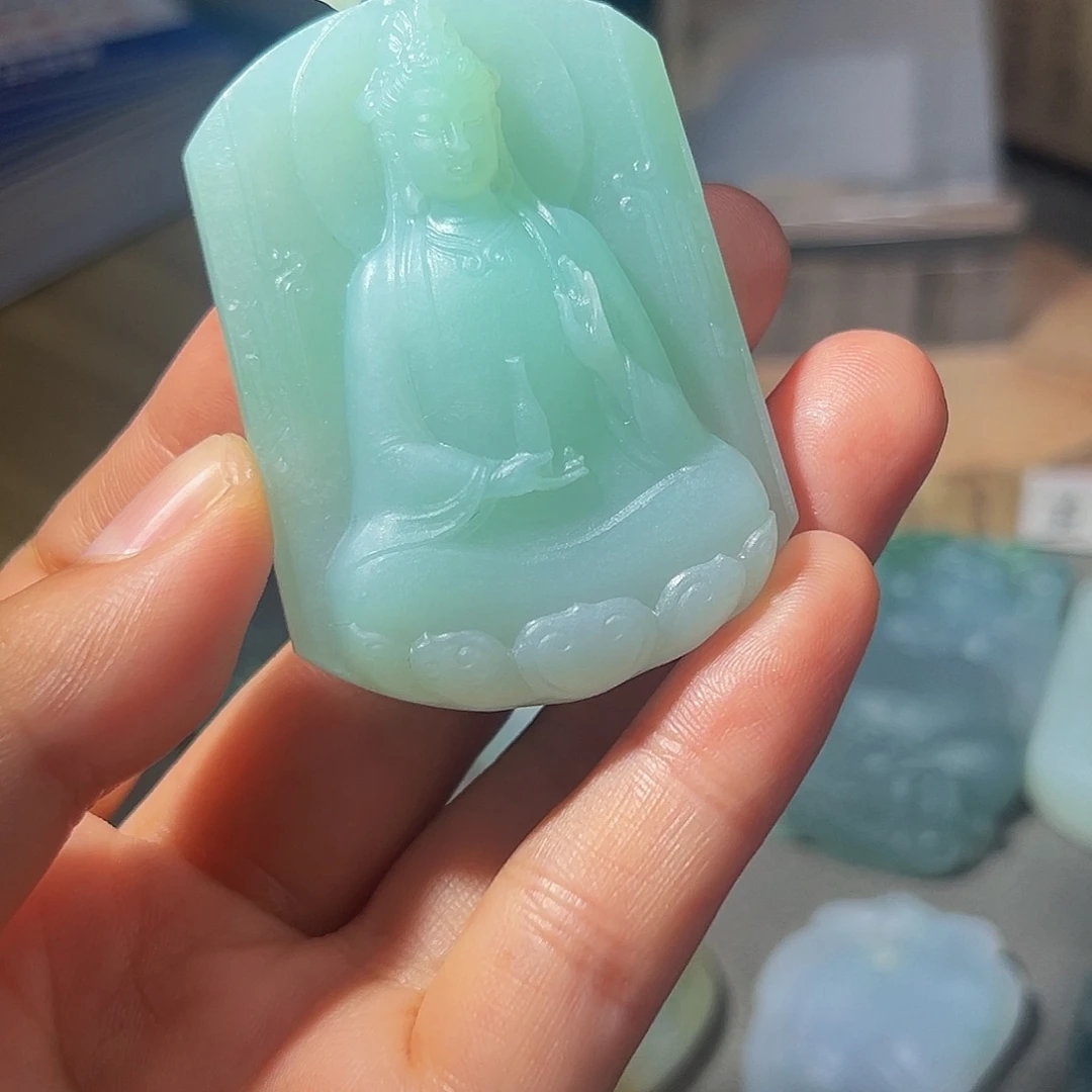 定制翡翠未镶嵌M*天然缅甸A货翡翠