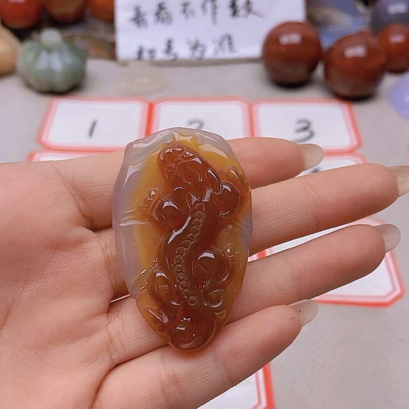 【闪购商品】未镶嵌玛瑙/玉髓珠宝半成品弘*