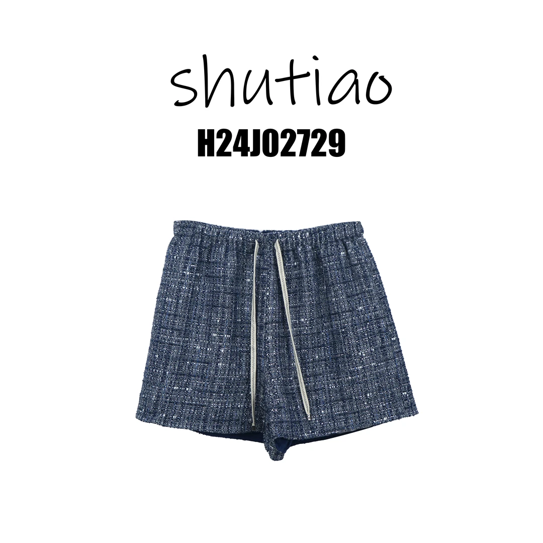 【SHUTIAO】2025春夏：新款小众设计款短裤H24J02729