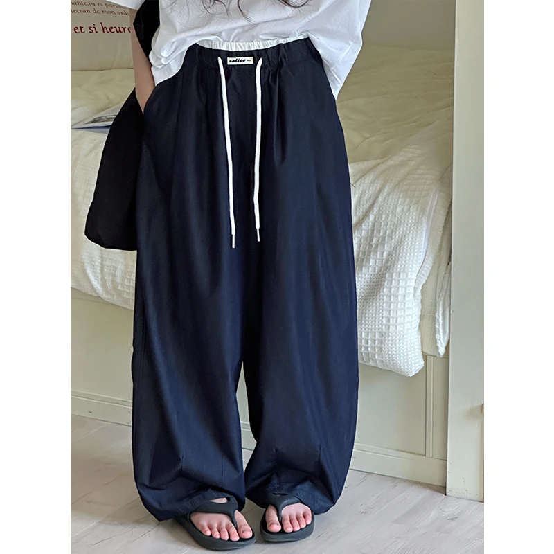 K29090复古女童牛仔裤春夏装2025新款儿童裤子女大童时尚休闲裤薄