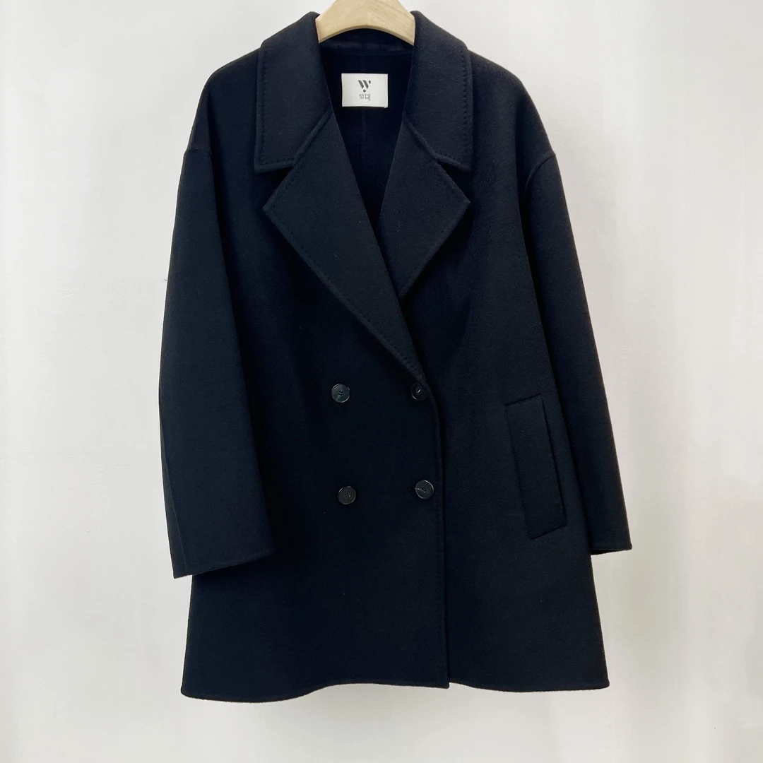 【果缎梅姐专属】宽松减龄西装领外套23HW317-3070