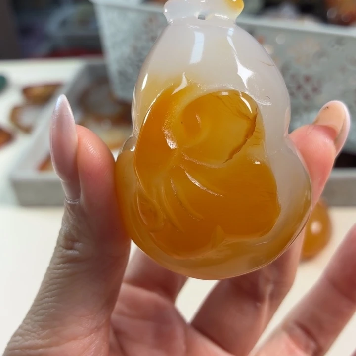 玛瑙/玉髓未镶嵌吊坠(不含链)