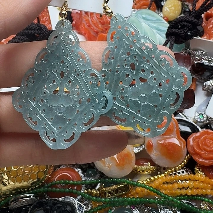 翡翠未镶嵌项链翡翠