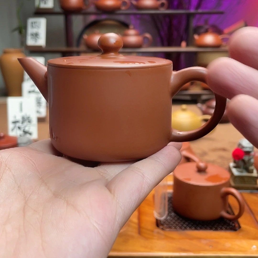 紫砂茶壶潮薄汉瓦130CC