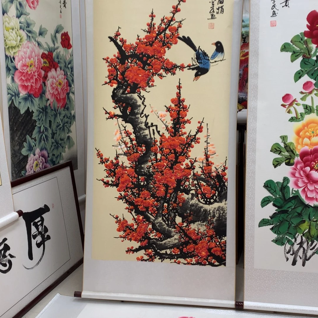 国画喜上眉梢定制