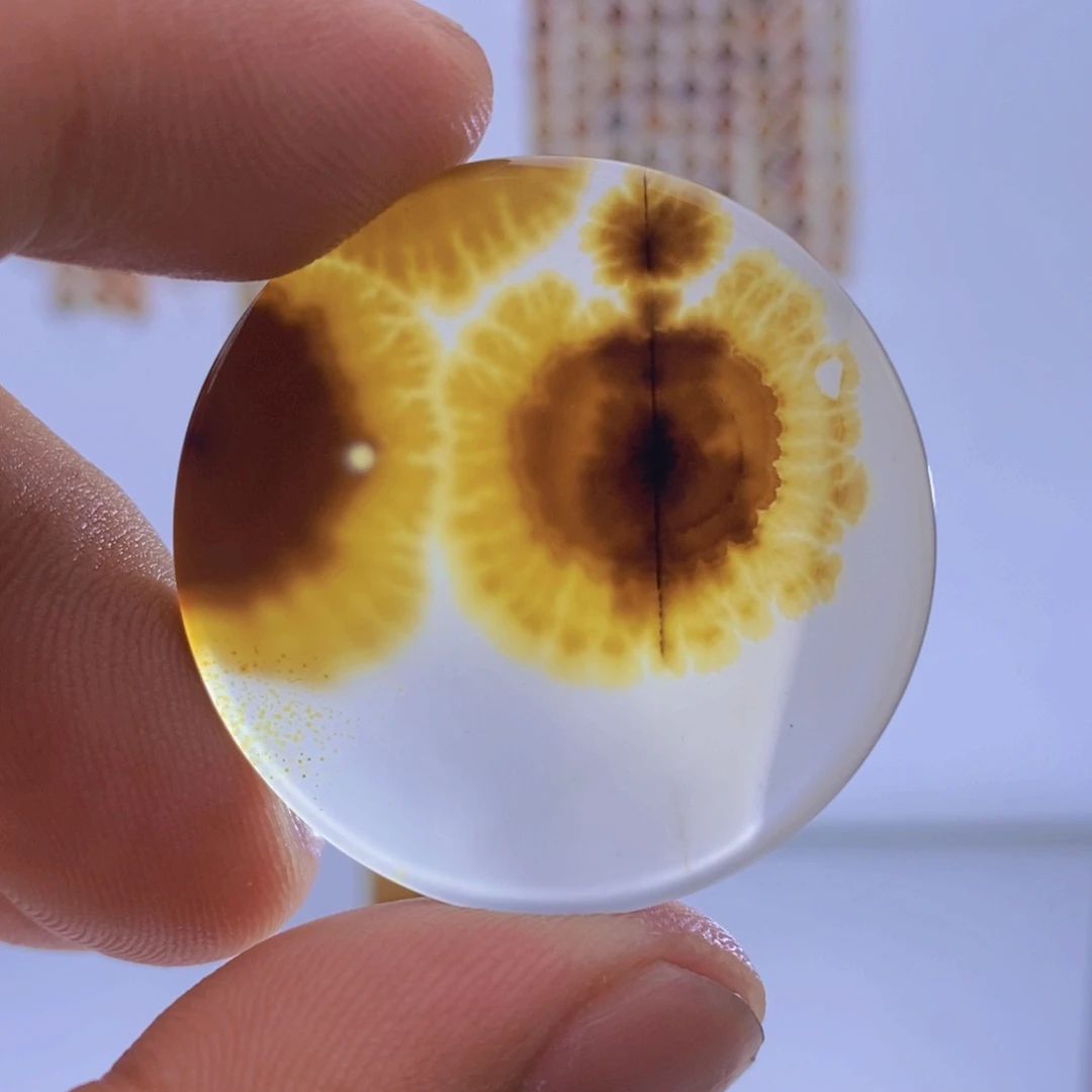 玛瑙/玉髓吊坠(不含链)未镶嵌谷*