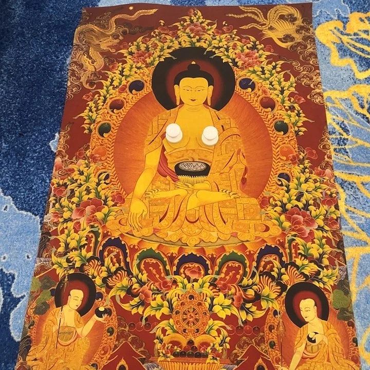 卷轴画唐卡绢布作品