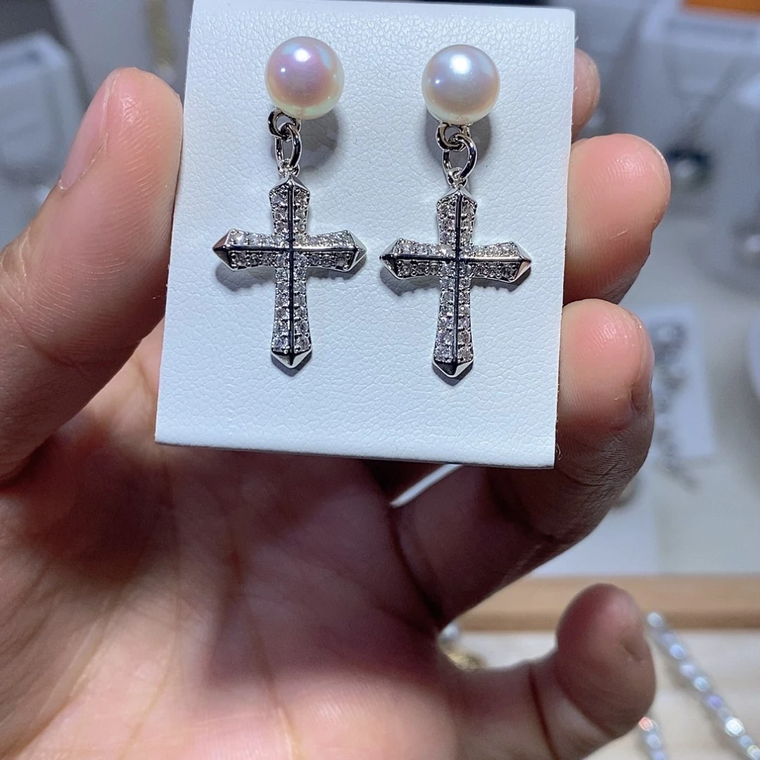 淡水珍珠未镶嵌耳饰