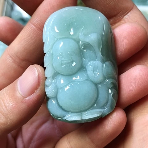 翡翠未镶嵌颈饰天然缅甸翡翠a货