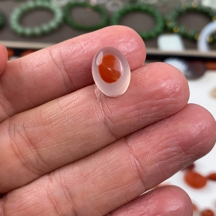 和田玉吊坠(不含链)未镶嵌淡****5