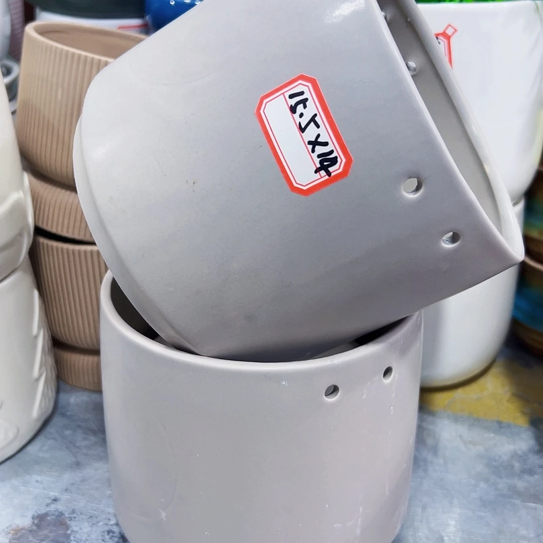 外贸尾单陶瓷花盆凑单10米包邮