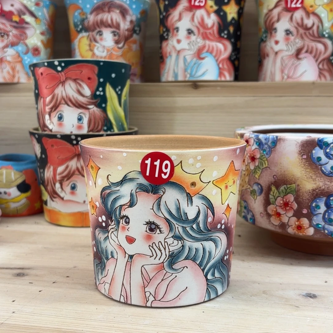 景德镇手绘花盆陶瓷10/10