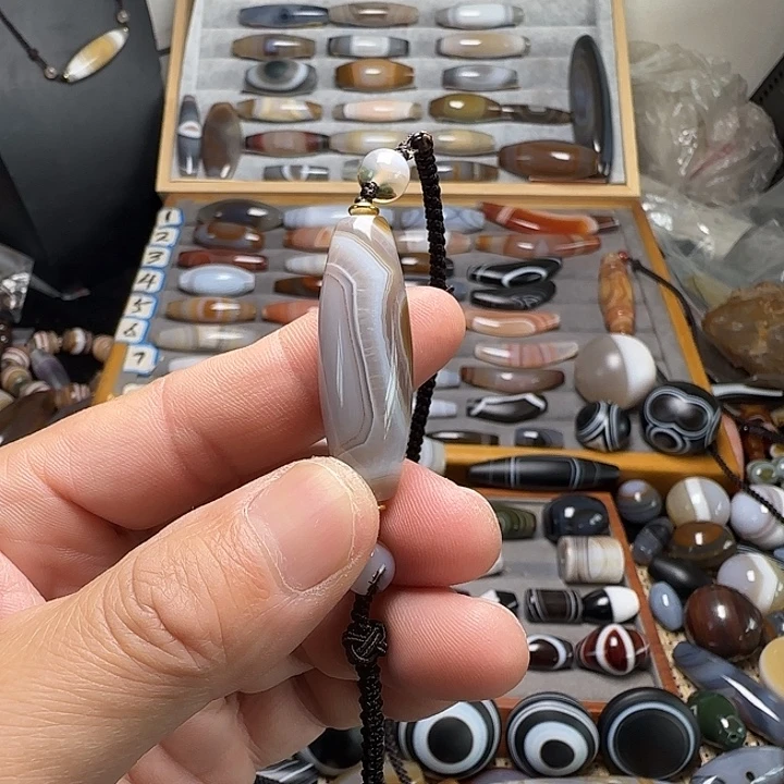 玛瑙/玉髓未镶嵌吊坠(不含链)
