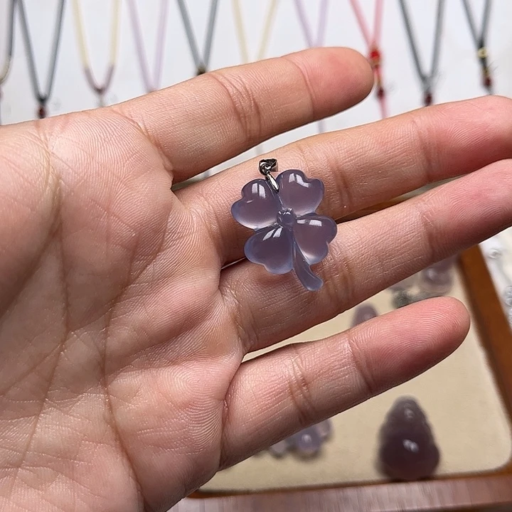 一***看玛瑙/玉髓未镶嵌颈饰